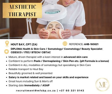 spa therapist recruitment agencies|MF Spa & Beauty Placements .